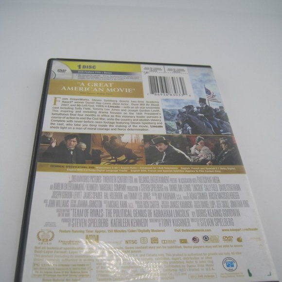 Lincoln (DVD) (widescreen) (20th Century Fox) (Steven Spielberg) (150 Mins) - Picture 3 of 6